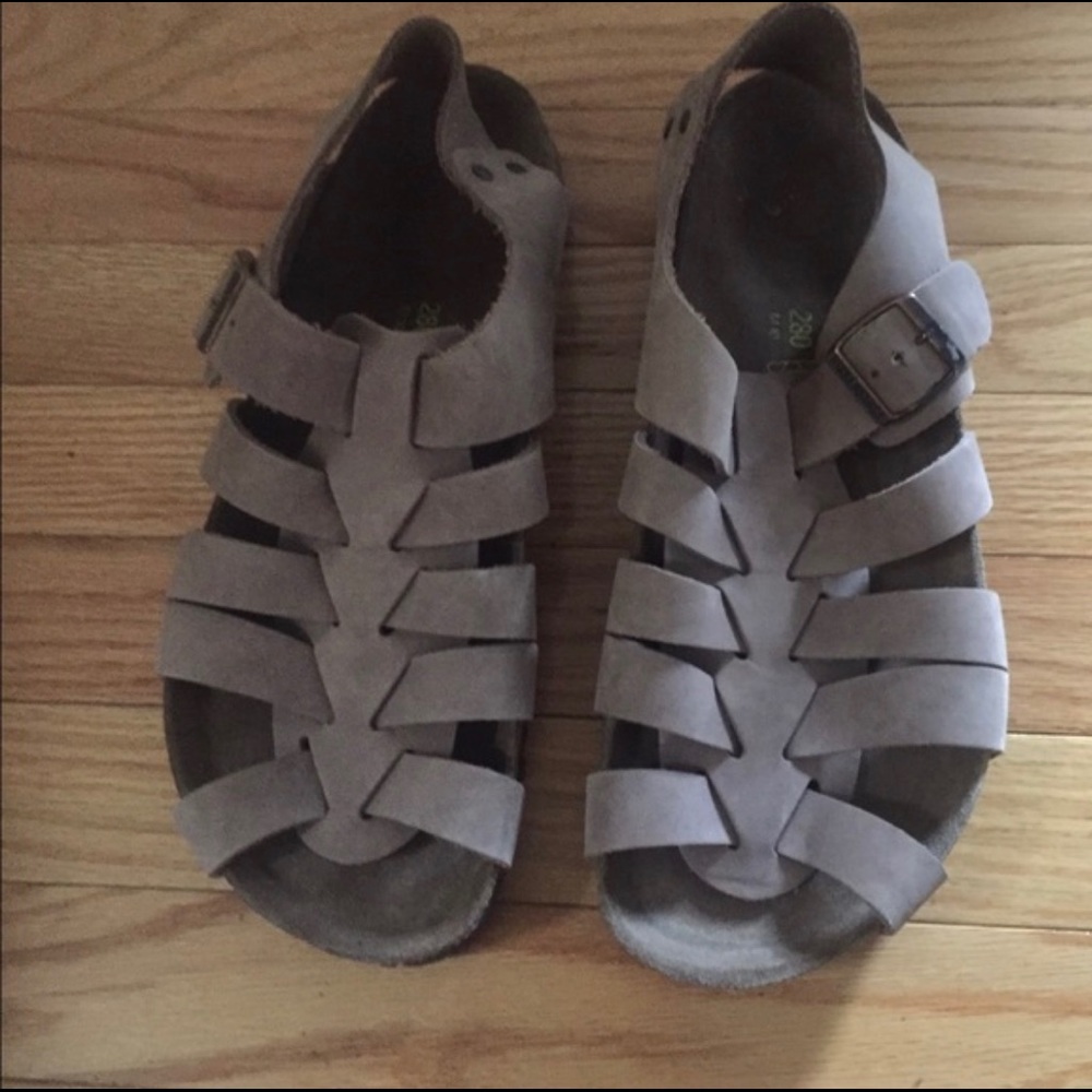 Unisex Tan Birkenstock fisherman sandals